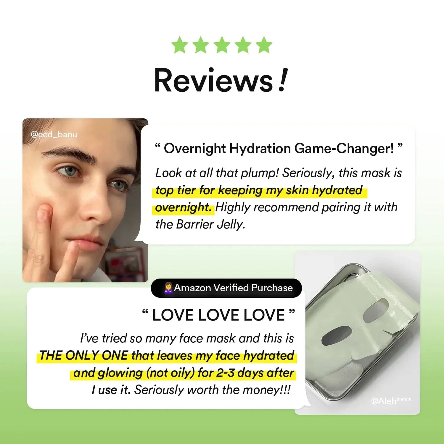 ABIB Collagen Gel Mask Heartleaf Jelly (1ea) - Image 20