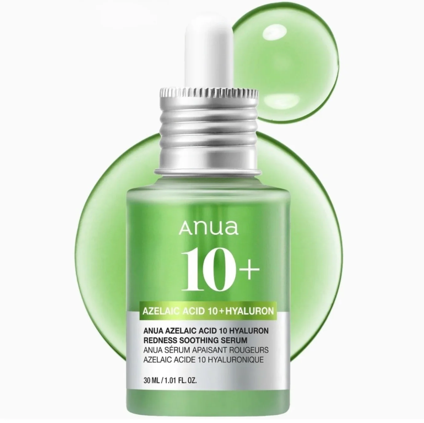 ANUA Azelaic Acid 10 Hyaluron Redness Soothing Serum 30mL