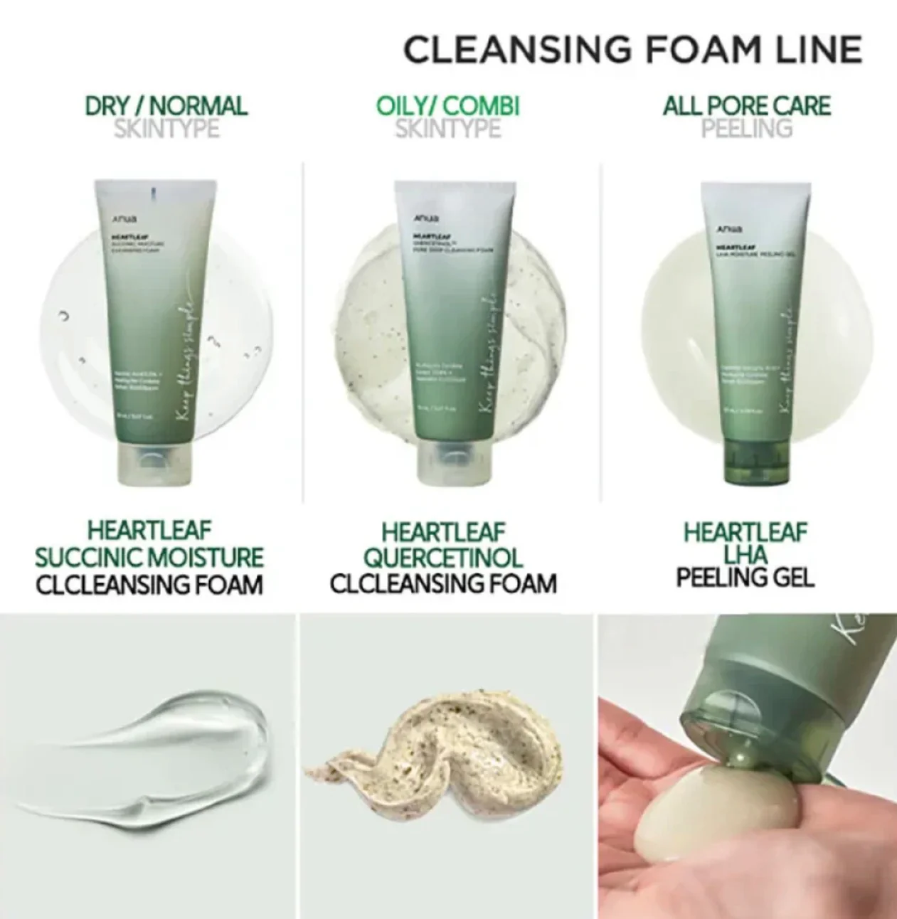 ANUA Heartleaf Quercetinol Pore Deep Cleansing Foam 150mL - Image 7
