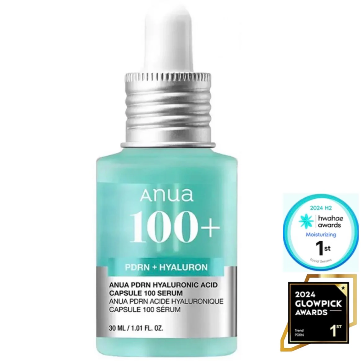 ANUA PDRN Hyaluronic Acid Capsule 100 Serum 30mL