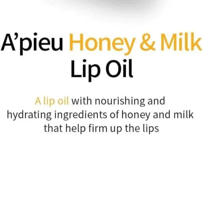 APIEU Honey & Milk Lip Oil (Mint) 5g - Image 2