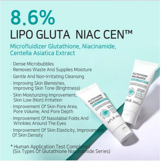 APLB Glutathione Niacinamide Facial Cleanser 80mL - Image 2