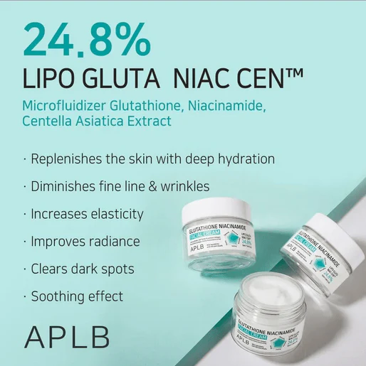 APLB Glutathione Niacinamide Facial Cream 55mL - Image 4