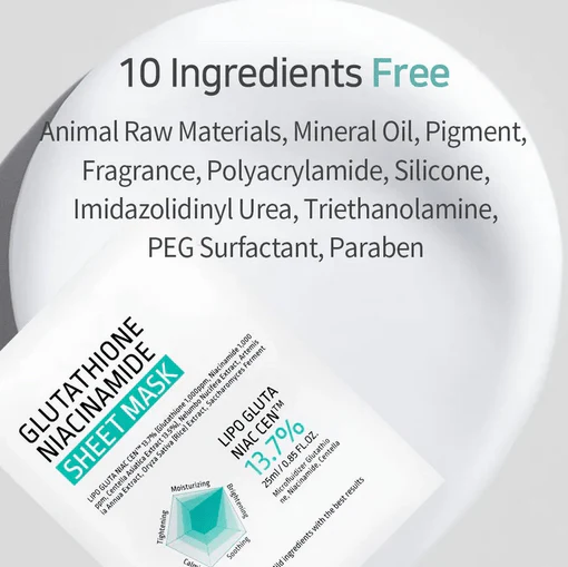 APLB Glutathione Niacinamide Sheet Mask 25mL - Image 13