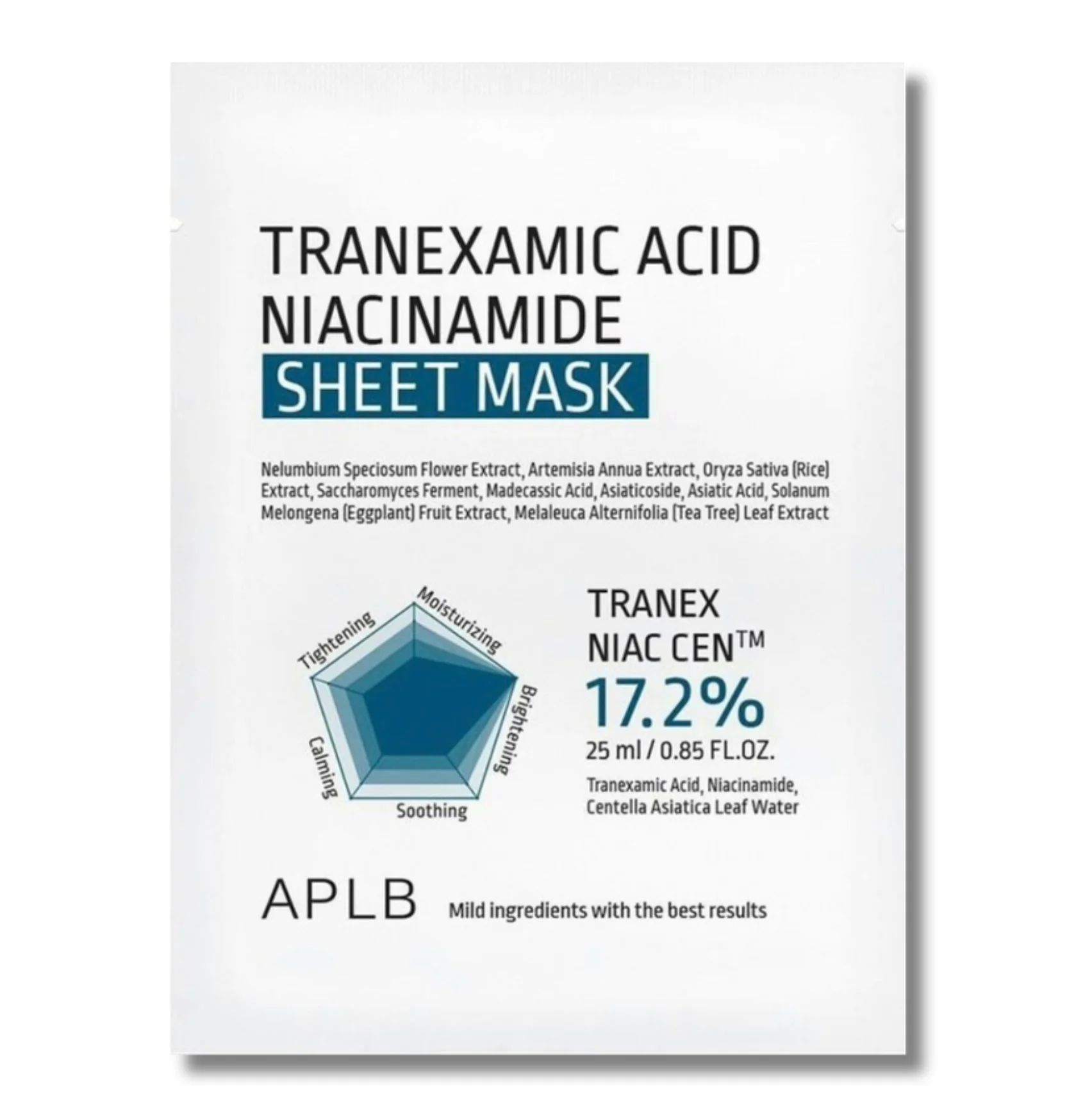APLB Tranexamic Acid Niacinamide Sheet Mask - 1pcs