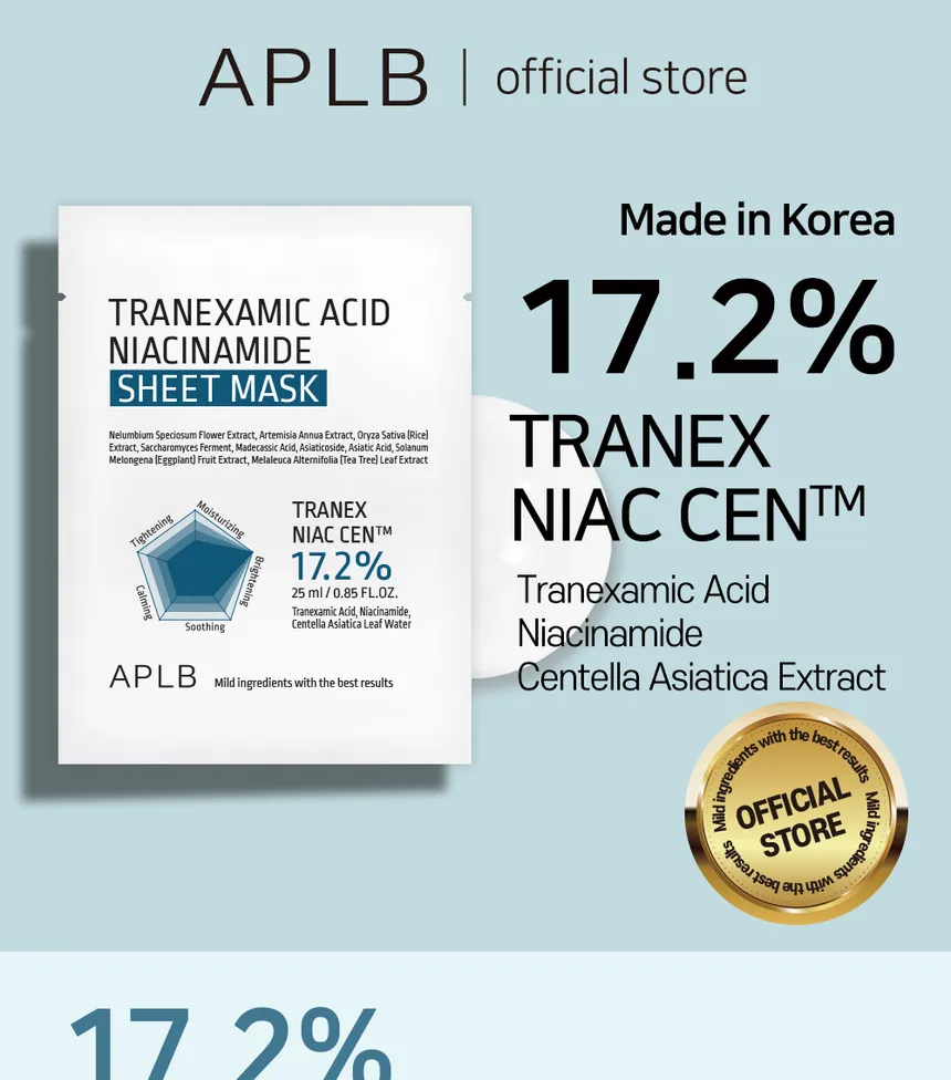 APLB Tranexamic Acid Niacinamide Sheet Mask - 1pcs - Image 3
