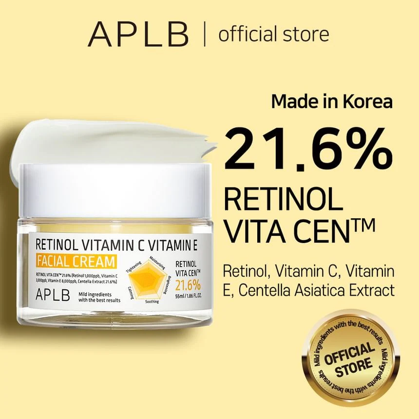 APLB Retinol Vitamin C Vitamin E Facial Cream 55ML - Image 2