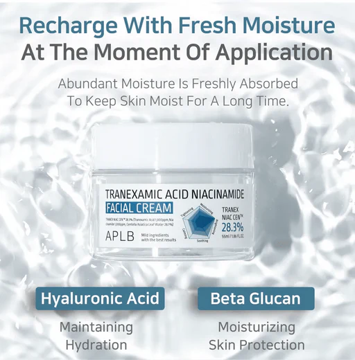 APLB Tranexamic Acid Niacinamide Facial Cream 55mL - Image 12