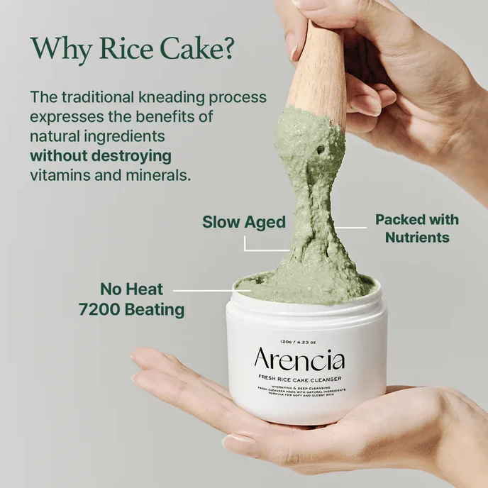 ARENCIA Fresh Green Rice Mochi Cleanser 120g - Image 11