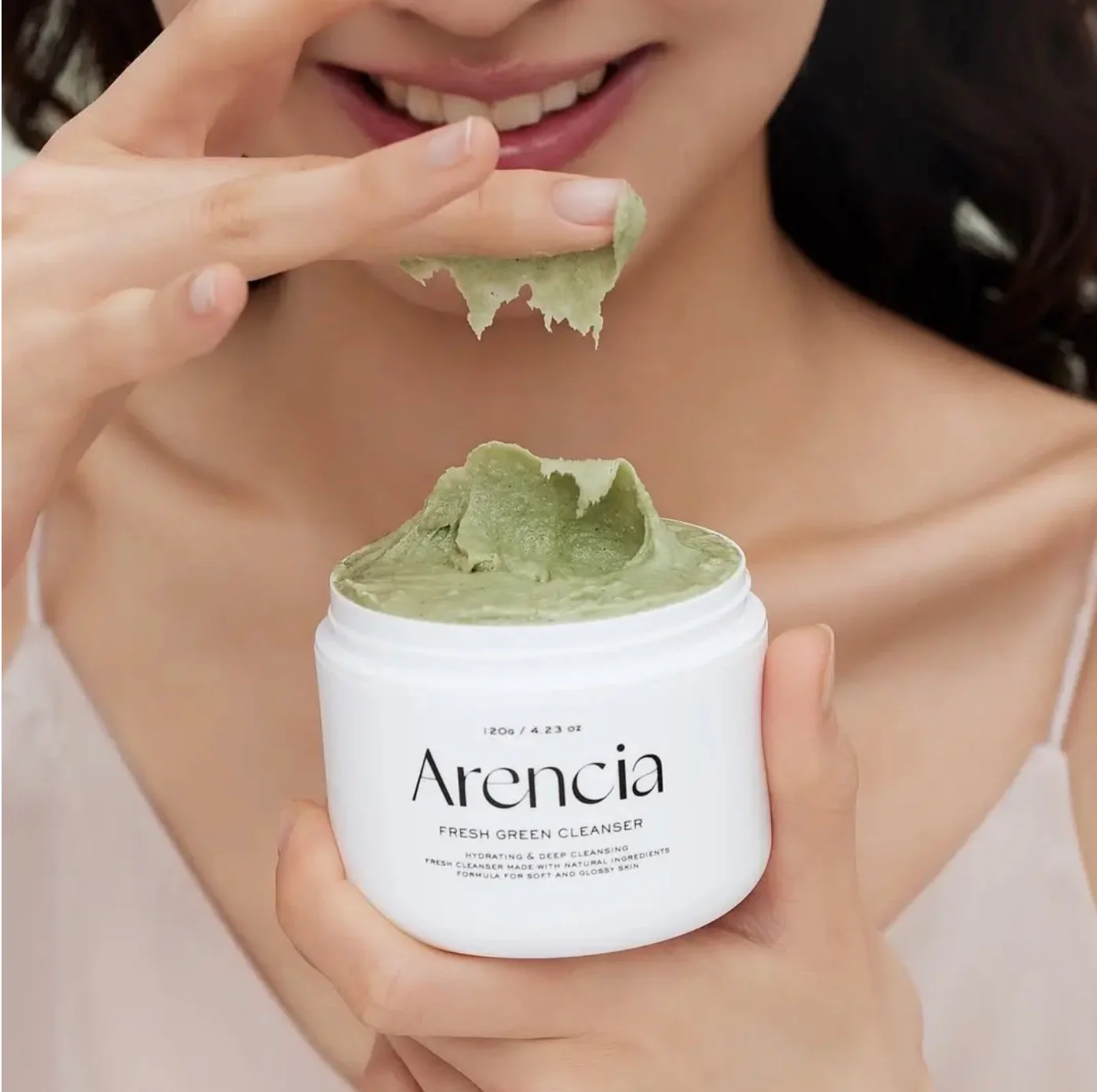 ARENCIA Fresh Green Rice Mochi Cleanser 120g - Image 5
