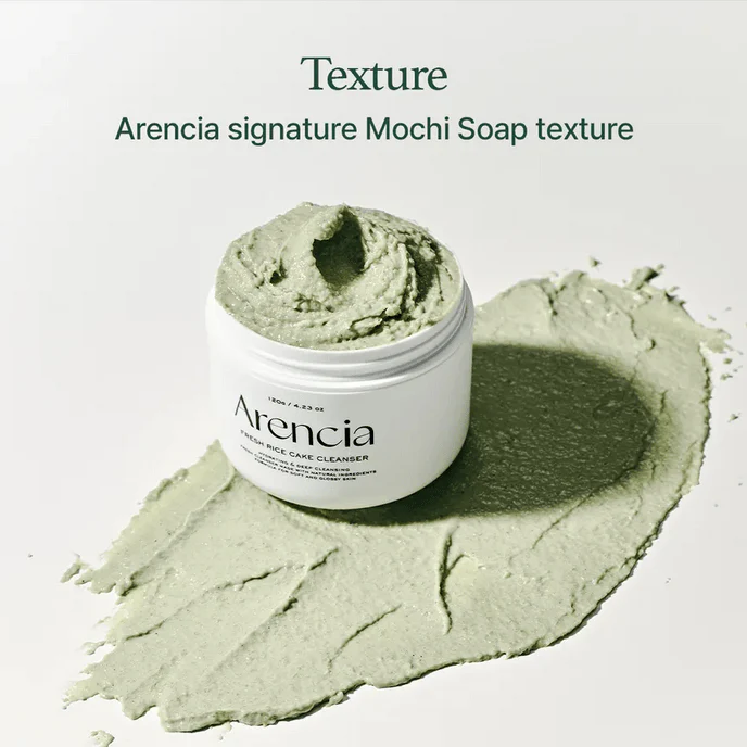 ARENCIA Fresh Green Rice Mochi Cleanser 120g - Image 8