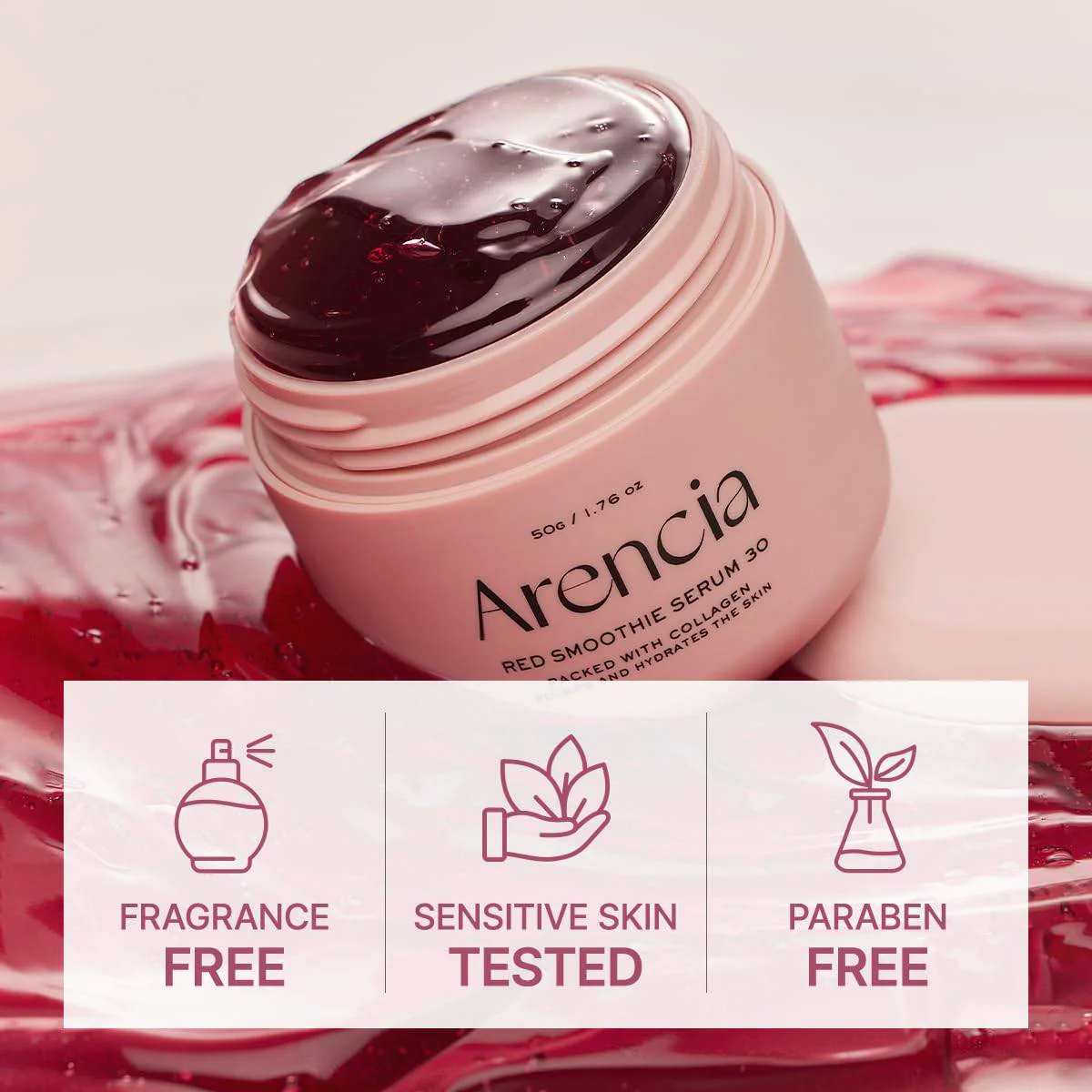 ARENCIA Fresh Red Smoothie Serum 30 50g - Image 6