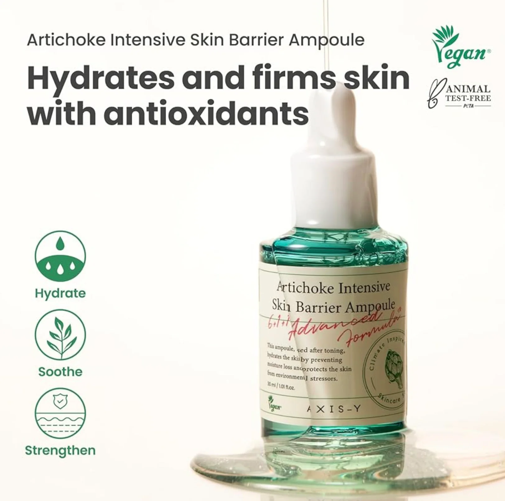 AXIS-Y Artichoke Intensive Skin Barrier Ampoule - Image 3