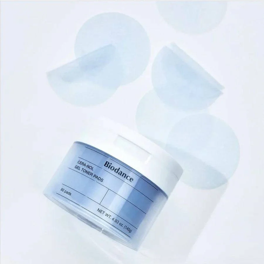 BIODANCE Cera-nol Gel Toner Pads (Blue_60 Pads) - Image 3