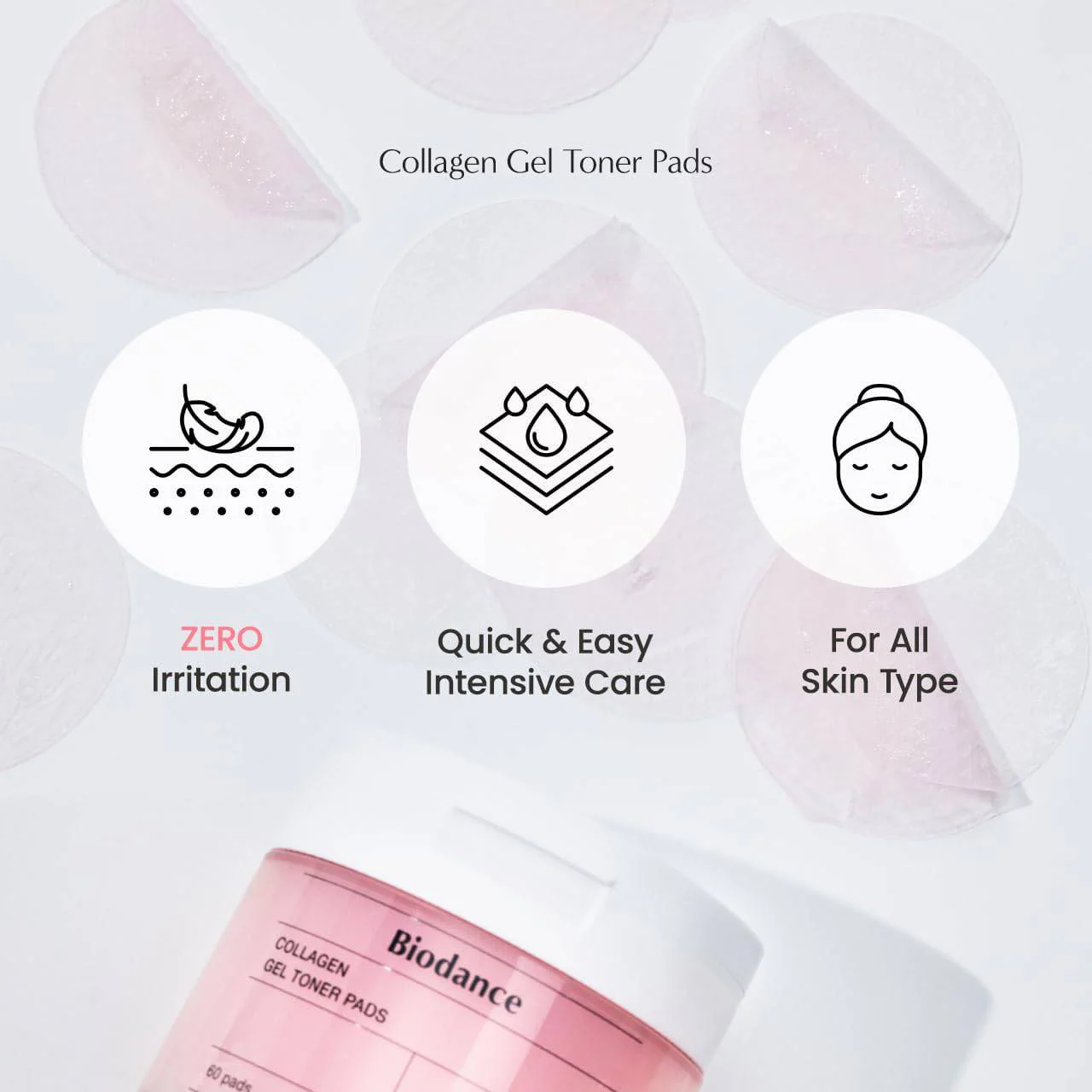 BIODANCE Collagen Gel Toner Pads (Pink_60 Pads) - Image 13