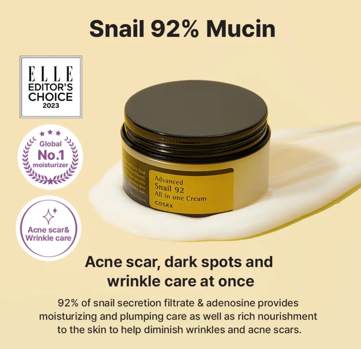 Cosrx Advanced Snail 92 All In One Cream - Image 3