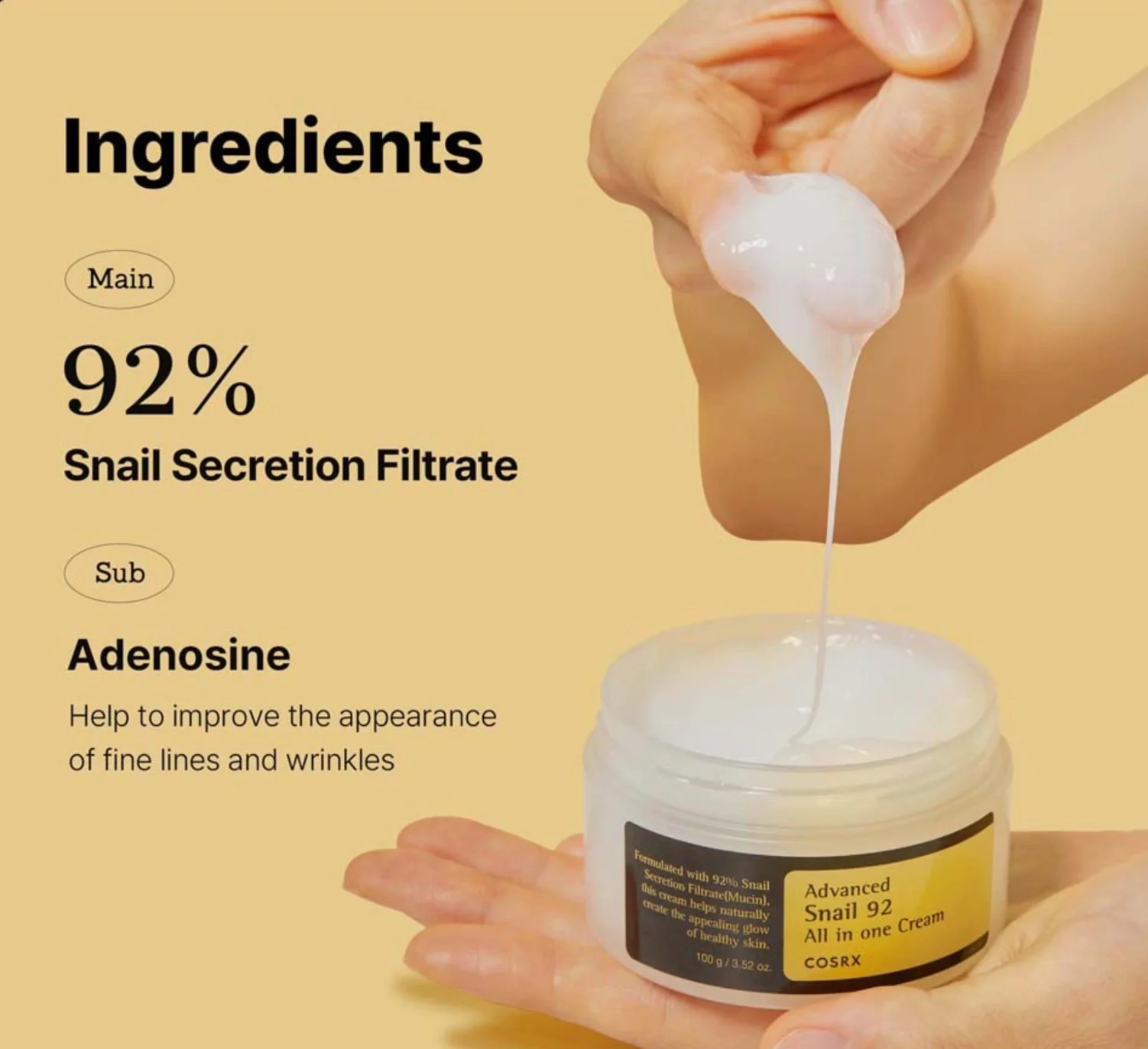 Cosrx Advanced Snail 92 All In One Cream - Image 4