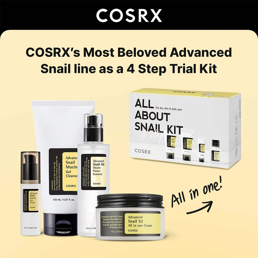 COSRX All About Snail Trial Kit (4 Items) - Image 3