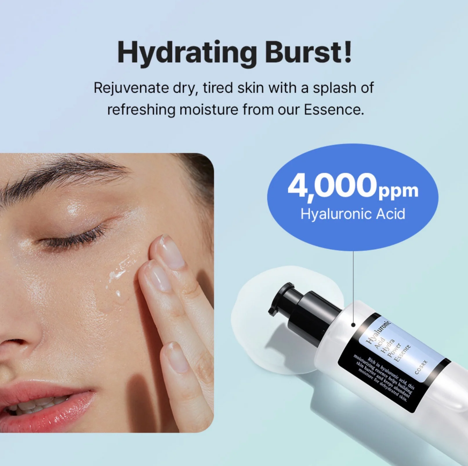COSRX Hyaluronic Acid Hydra Power Essence 100ml - Image 3