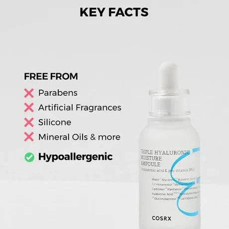 COSRX Hydrium Triple Hyaluronic Moisture Ampoule 40mL - Image 13