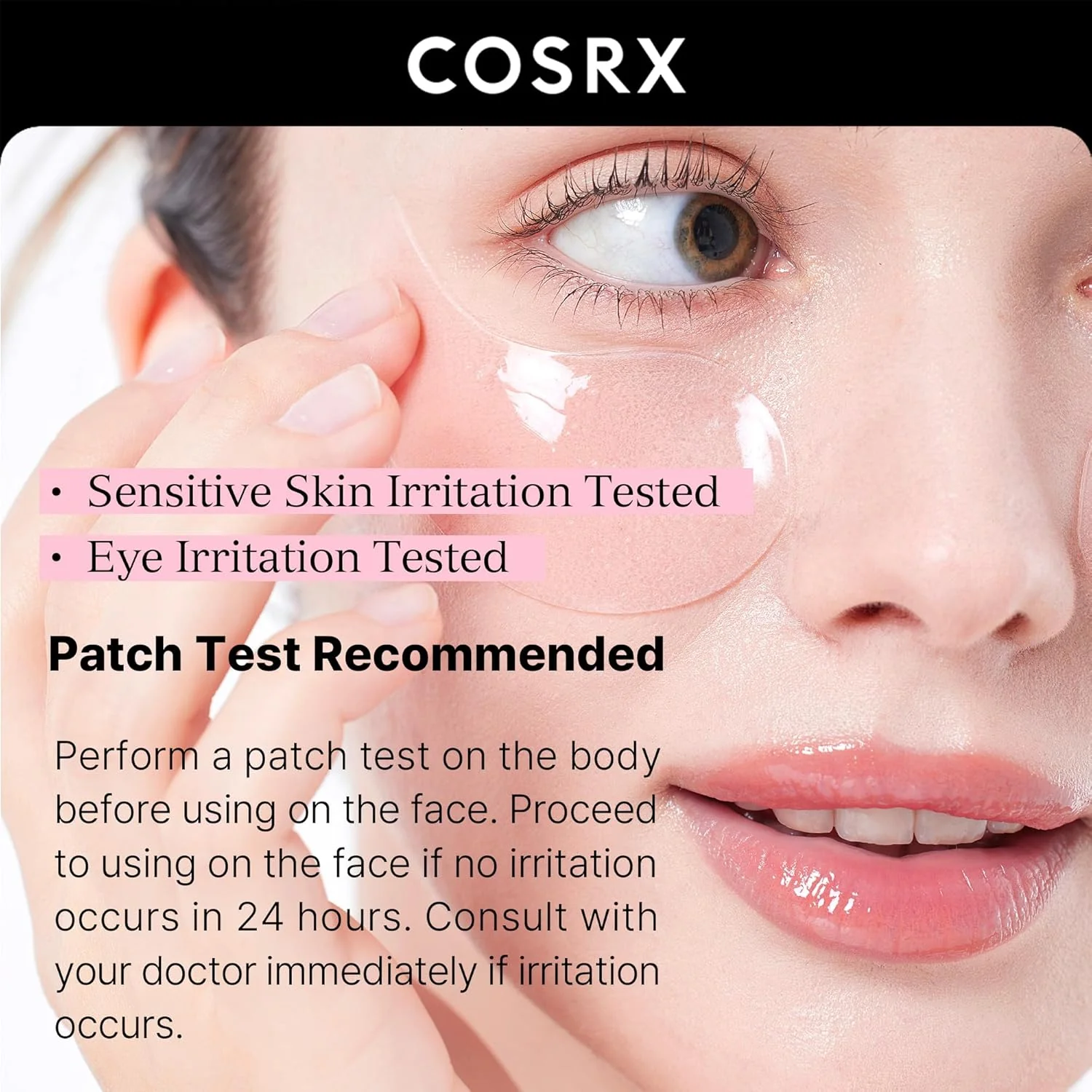 COSRX The Peptide Collagen Hydrogel Eye Patch 85g (60 Patches) - Image 5