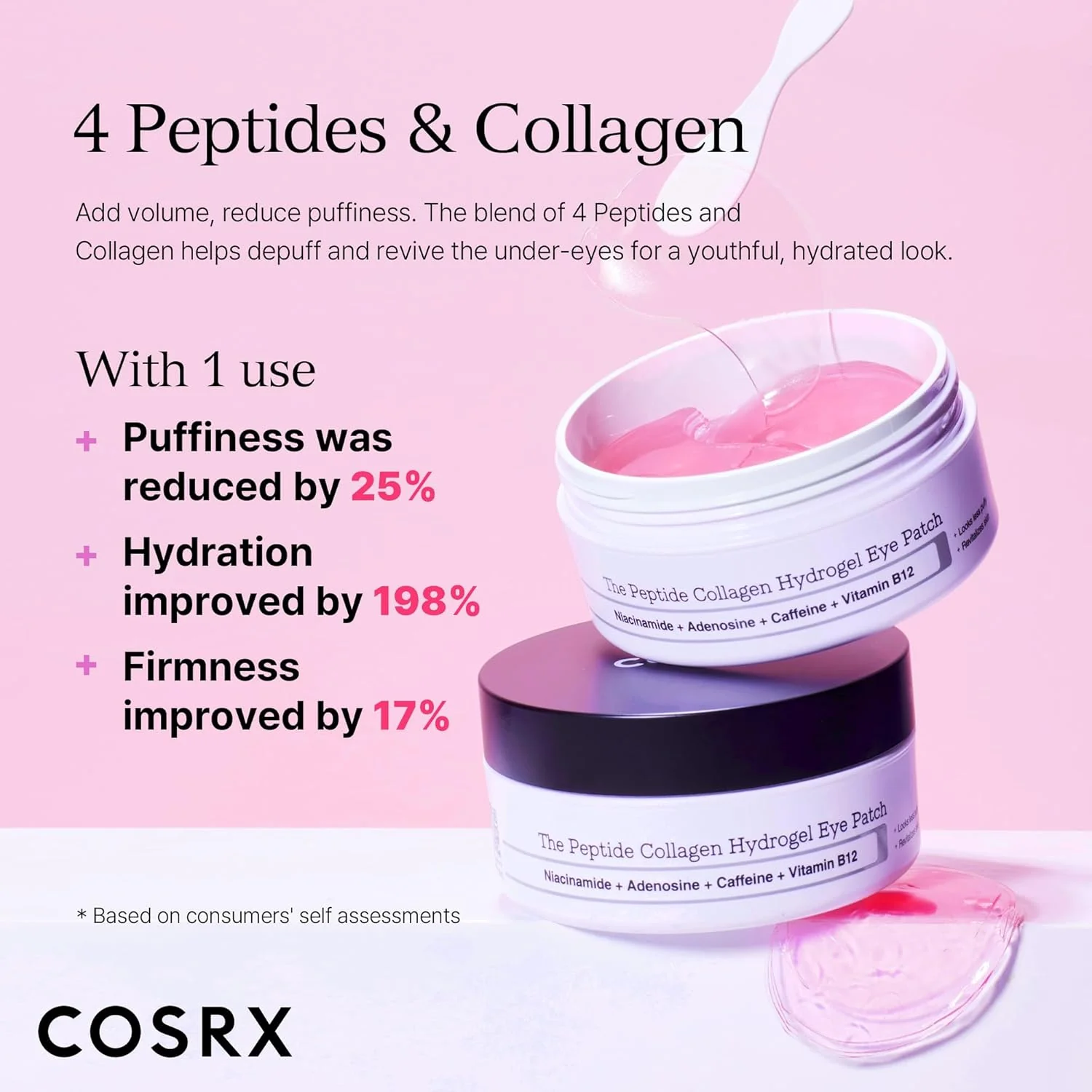 COSRX The Peptide Collagen Hydrogel Eye Patch 85g (60 Patches) - Image 6