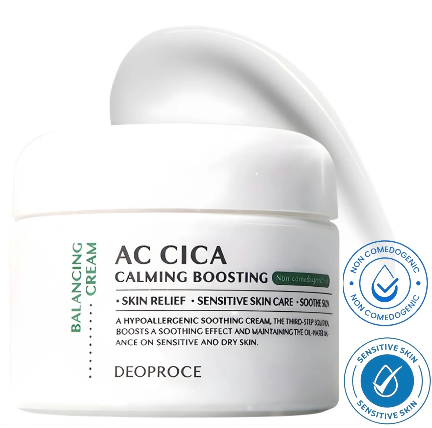 DEOPROCE AC CICA CALMING BOOSTING BALANCING CREAM 50g