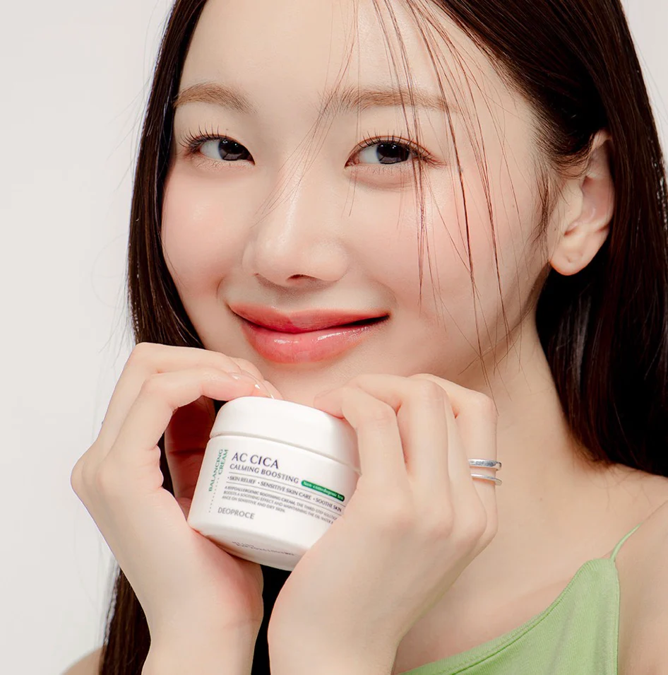 DEOPROCE AC CICA CALMING BOOSTING BALANCING CREAM 50g - Image 3