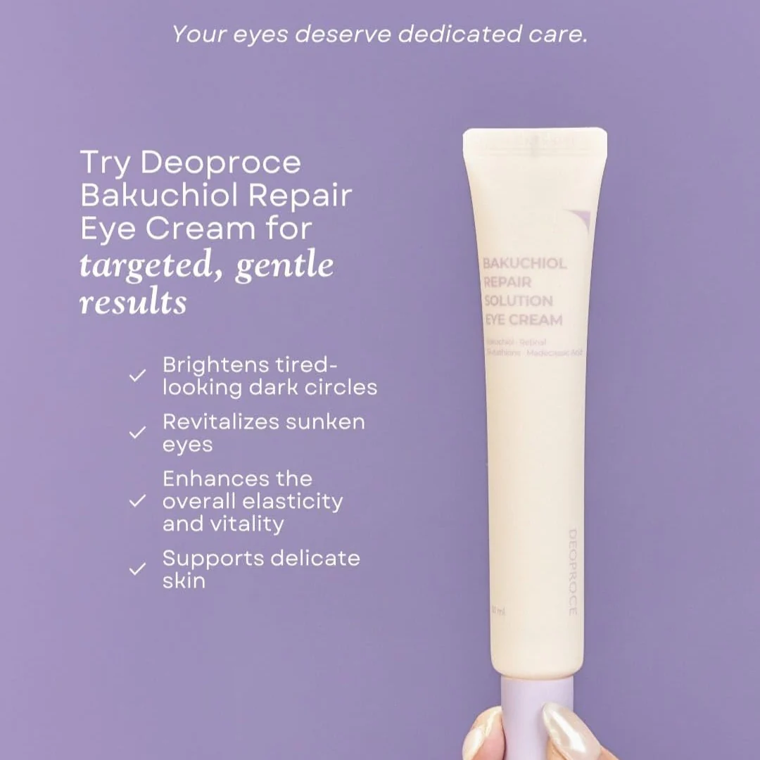 DEOPROCE Bakuchiol Repair Solution Eye Cream 30g - Image 3