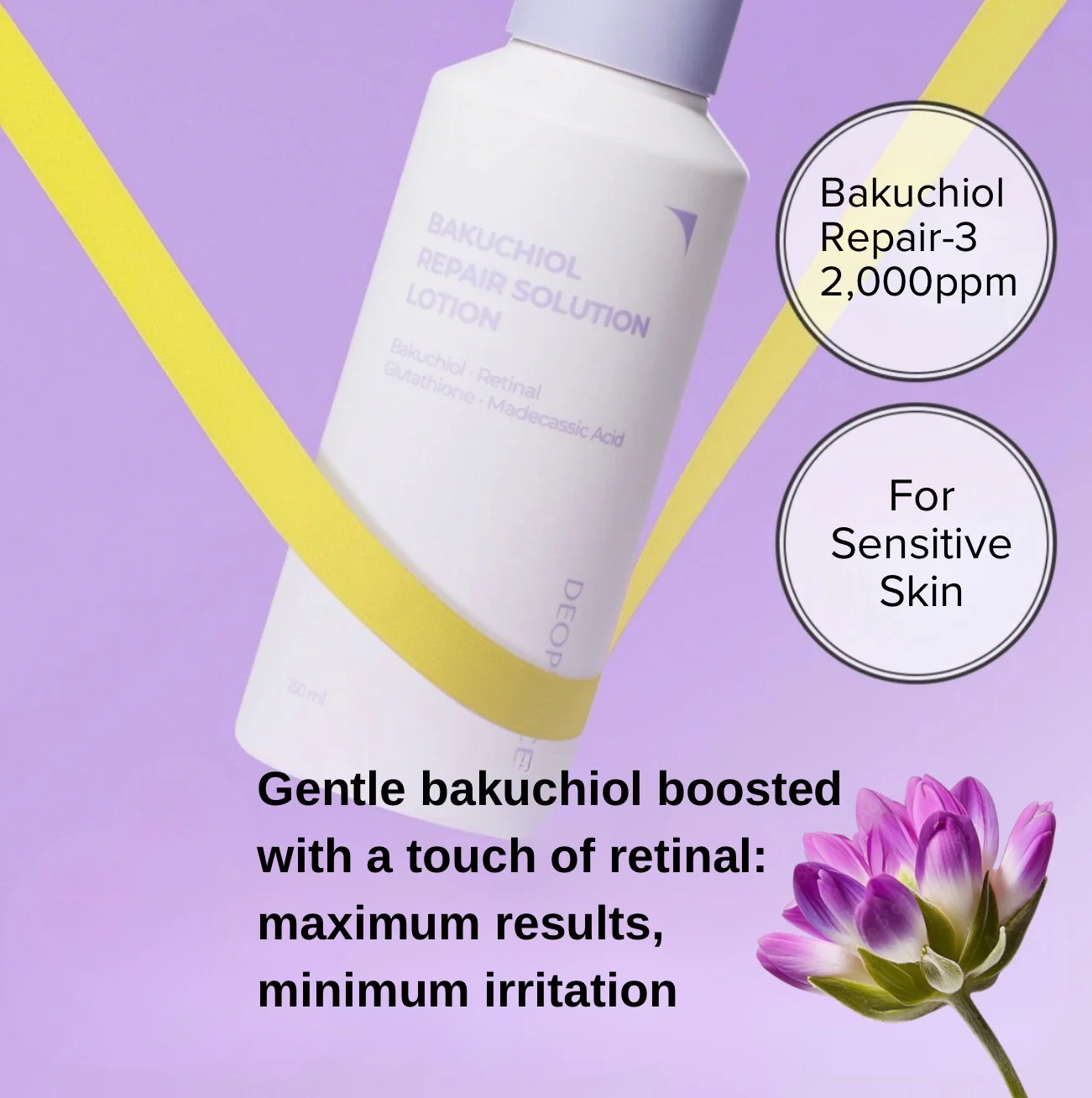 DEOPROCE Bakuchiol Repair Solution Lotion 150ml - Image 4