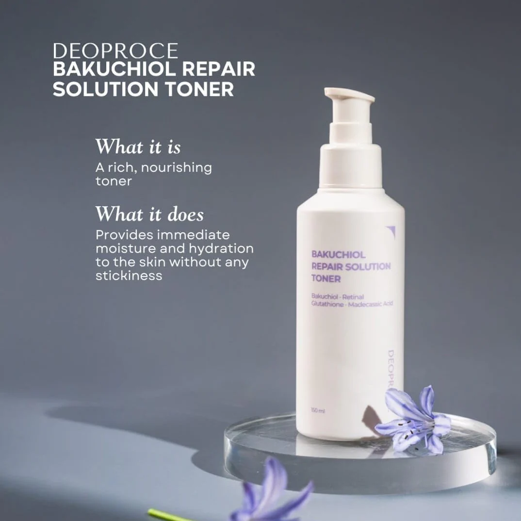 DEOPROCE Bakuchiol Repair Solution Toner 150ml - Image 5