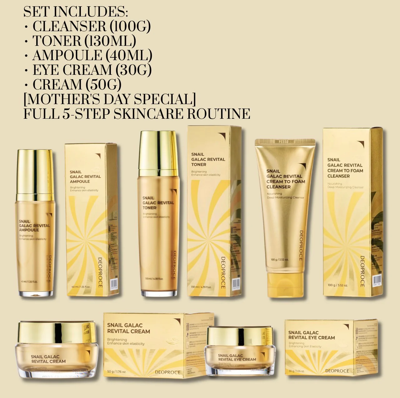 50% off on Deoproce Snail Galac Line Set of 5 - Image 2