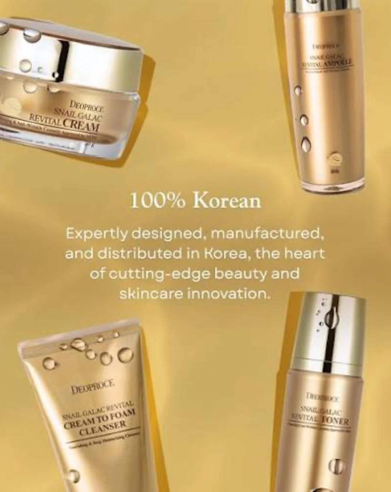 DEOPROCE Snail Galac Revital Toner 130ml - Image 11
