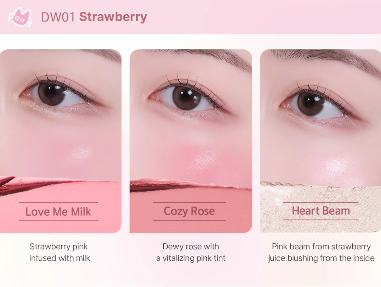 Black Rouge Dewy Whip Cheek and Beam - Image 3
