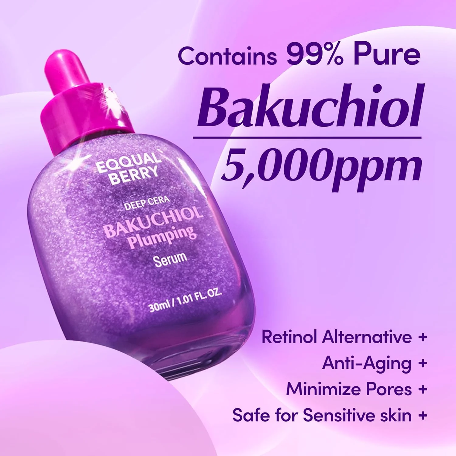 EQQUALBERRY Bakuchiol Serum 30mL - Image 4