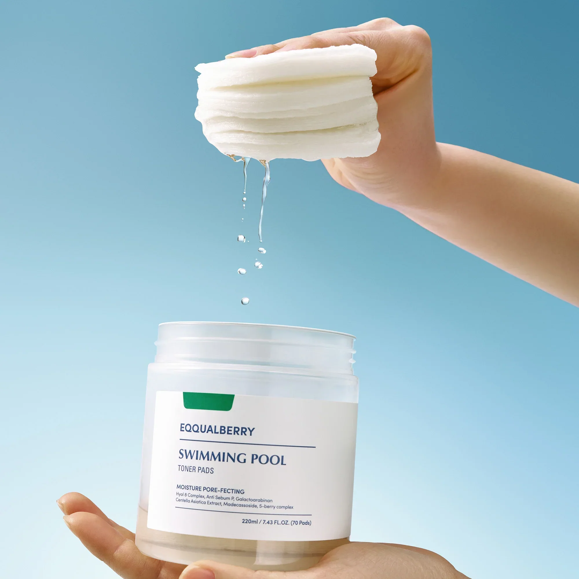 EQQUALBERRY Swimming Pool Toner Pads 220mL - Image 5