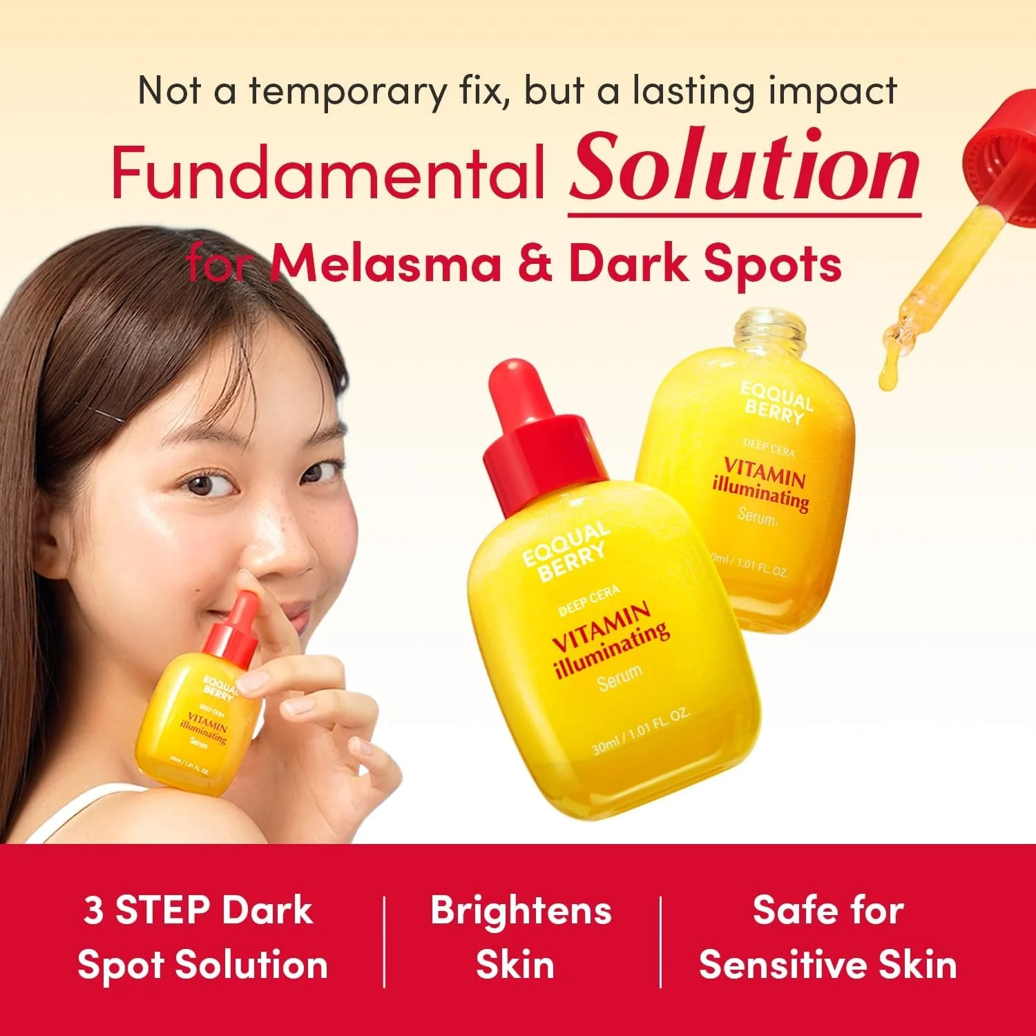 EQQUALBERRY Vitamin Illuminating Serum 30mL - Image 4