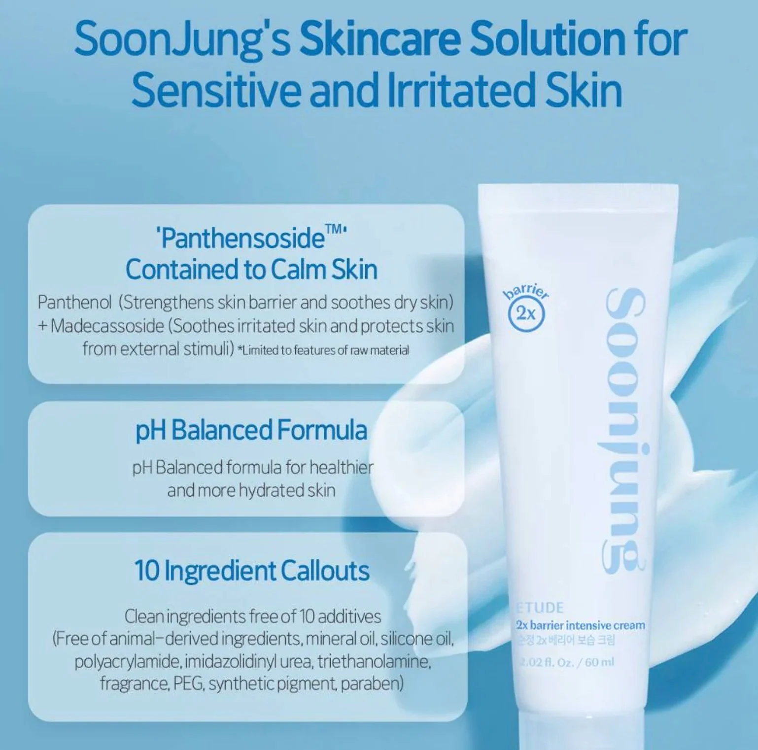 Etude House SoonJung 2x Barrier Intensive Cream - Image 4