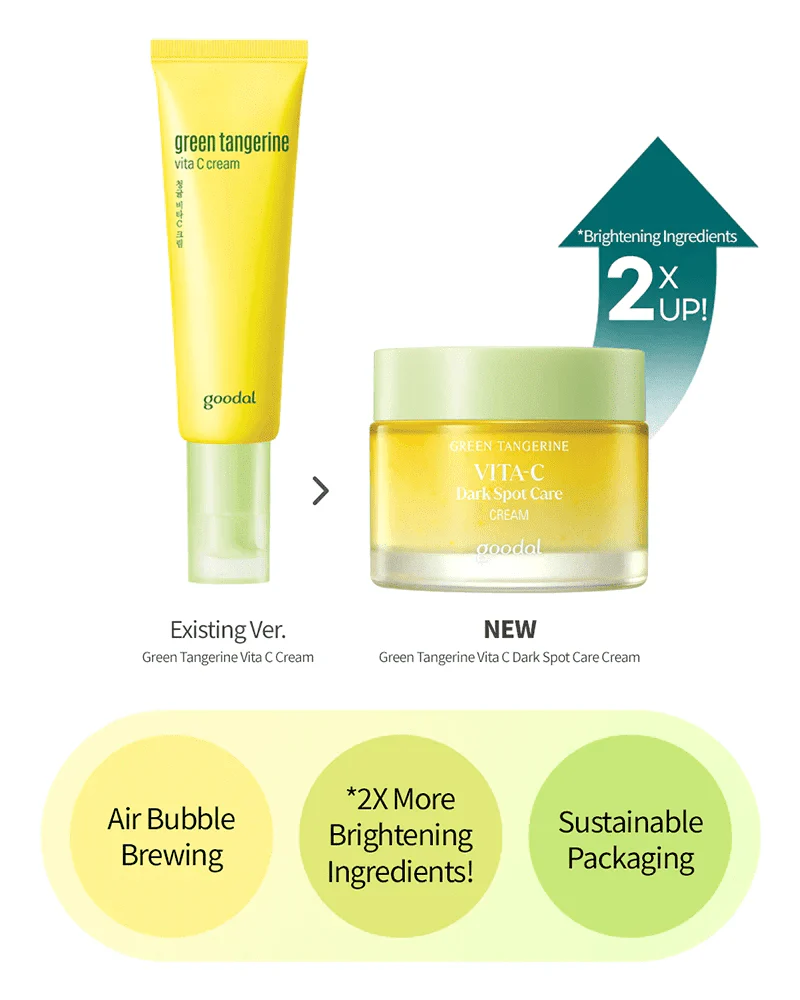 Goodal Green Tangerine Vita-C Dark Spot Care Cream 50ml - Image 6