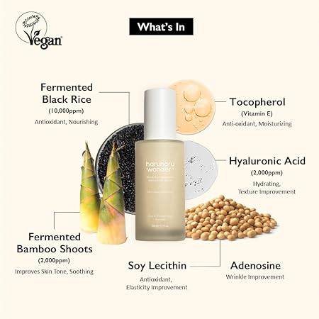 HARUHARU WONDER Black Rice Hyaluronic Anti-Wrinkle Serum 50mL - Image 4