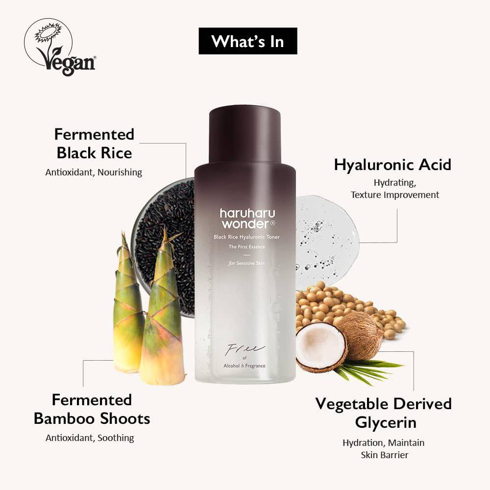 HARUHARU WONDER Black Rice Hyaluronic Toner Fragrance Free - Image 4