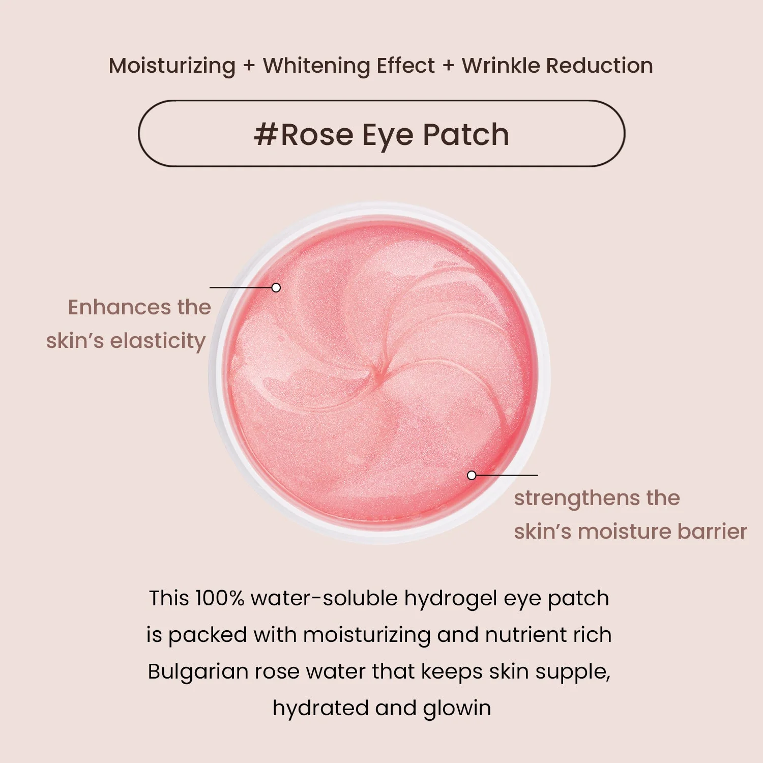 HEIMISH Bulgarian Rose Hydrogel Eye Patch 60ea - Image 6