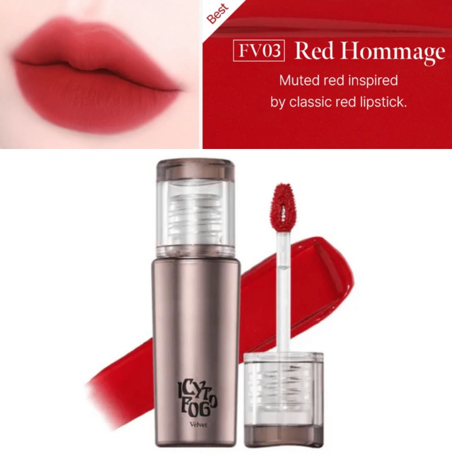 Black Rouge Icy to Fog Velvet - Image 13
