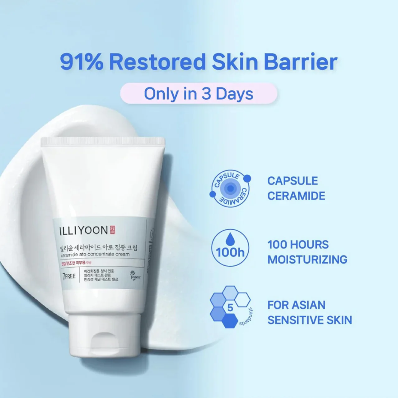 ILLIYOON Ceramide Ato Concentrate Cream 230ml - Image 8