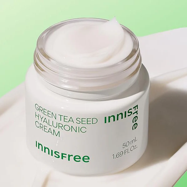 INNISFREE Green Tea Seed Hyaluronic Acid Cream 50mL - Image 2