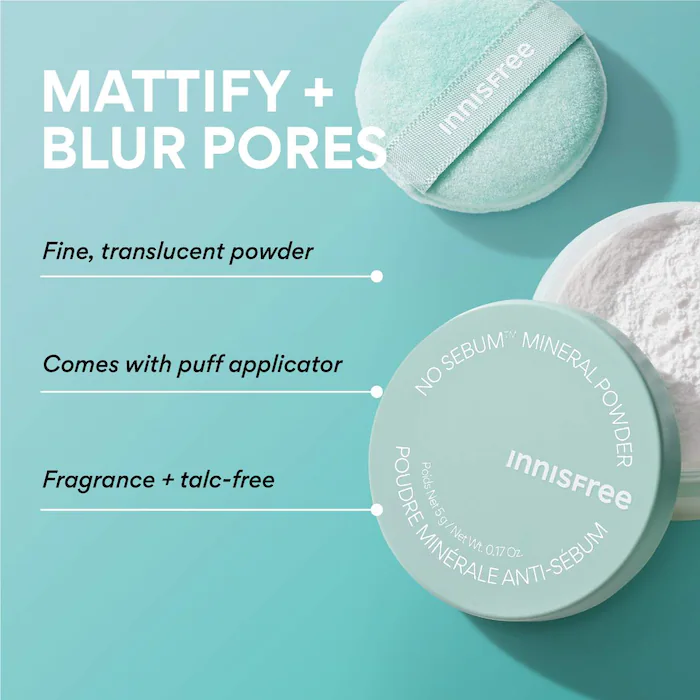 INNISFREE No Sebum Mineral Powder 5g - Image 3