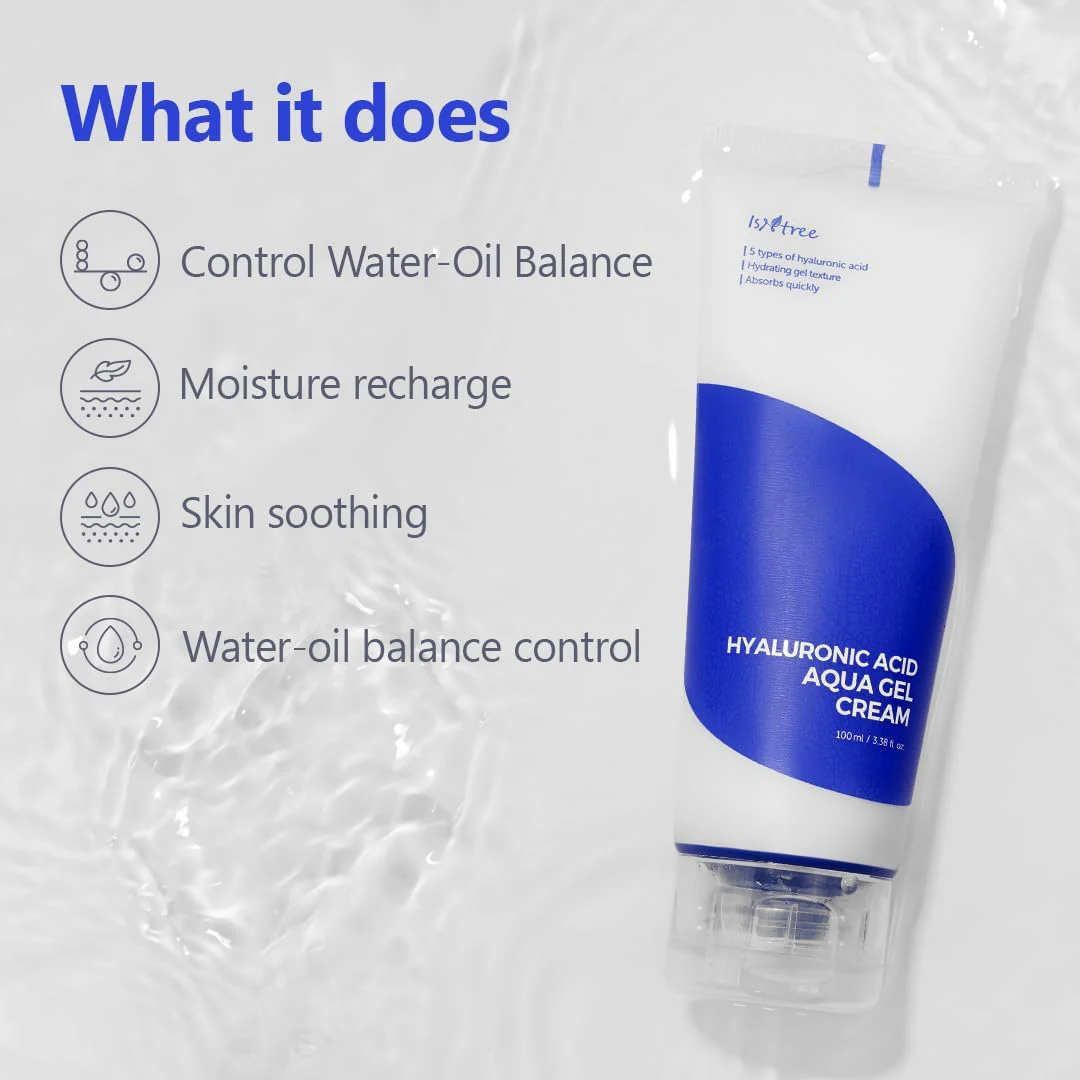 ISNTREE Hyaluronic Acid Aqua Gel Cream 100mL - Image 4