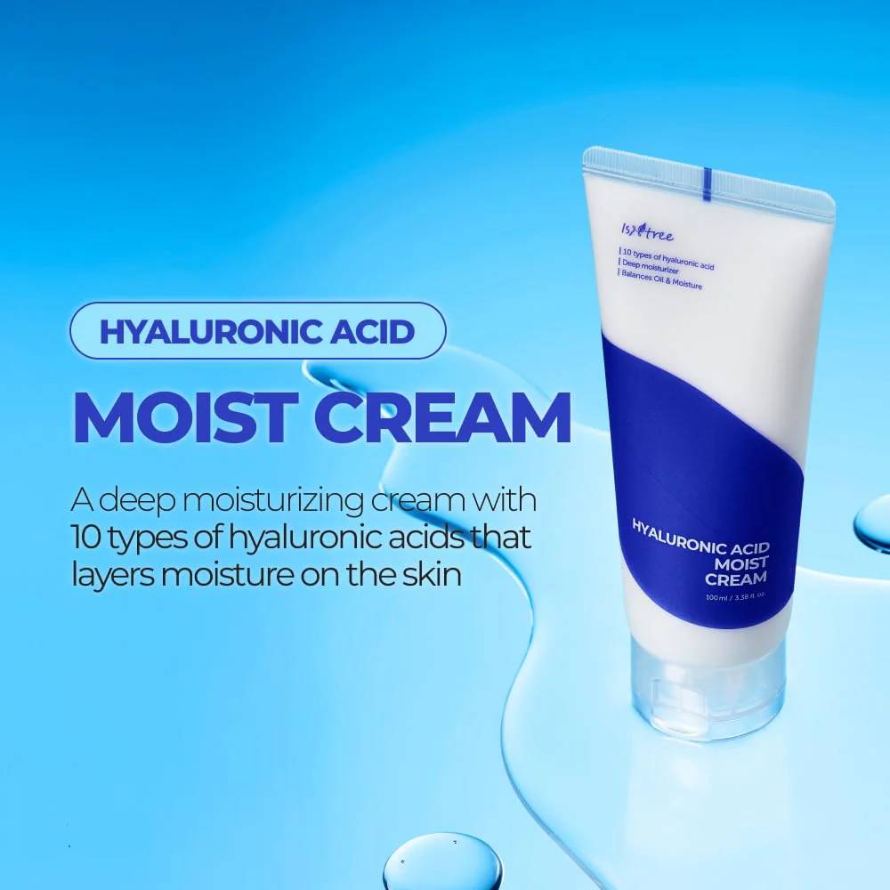 ISNTREE Hyaluronic Acid Moist Cream 100mL - Image 2