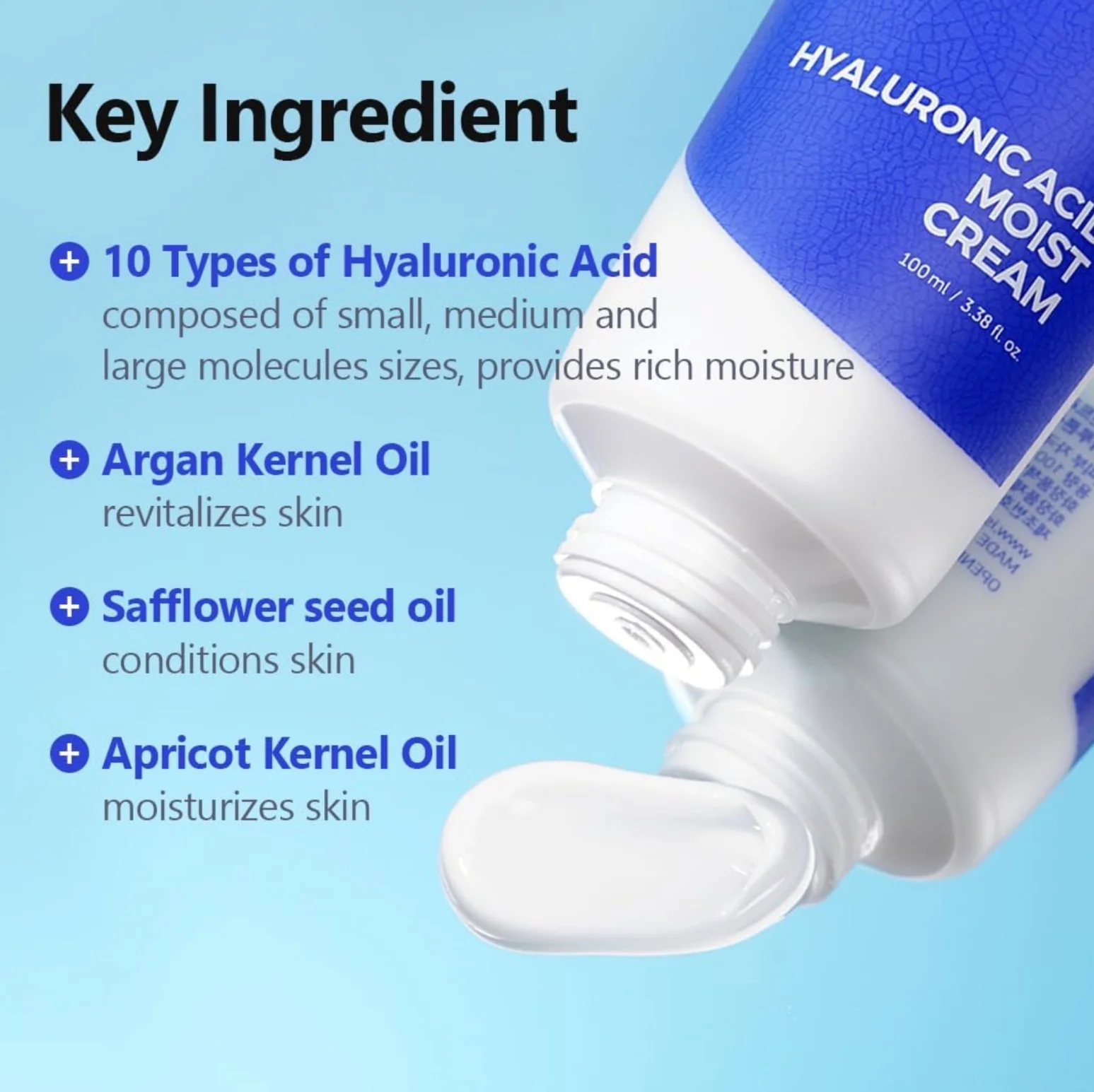 ISNTREE Hyaluronic Acid Moist Cream 100mL - Image 5