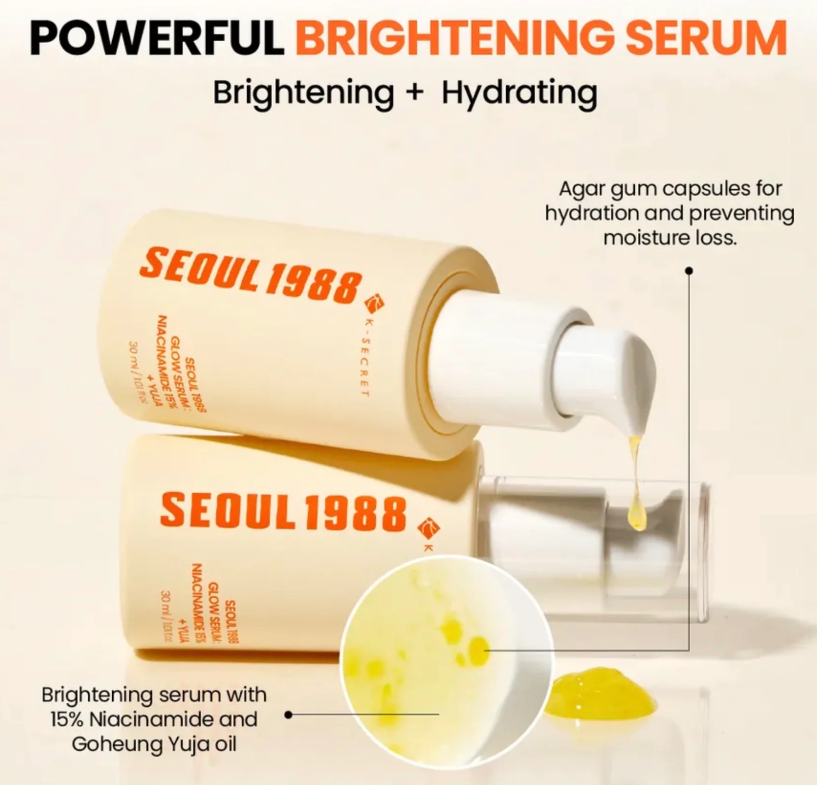 KSECRET Seoul 1988 Glow Serum : Niacinamide 15% + Yuja - Image 9
